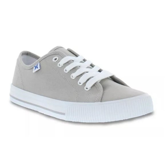 Hurley Shoes - Hurley Womens Canvas Celina Grey Sneakers Size 10 Med NEW